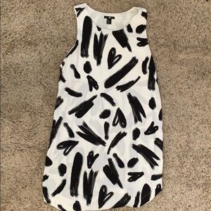 Any occasion black and white print dress!